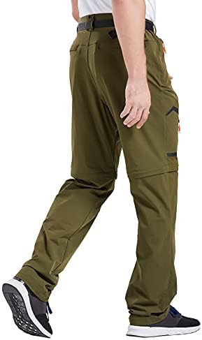 Muške planinarske hlače na otvorenom kabrioletom za brze suhe ribolovne hlače i kratke hlače