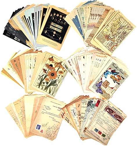 360 listova zapisnik papir, vintage časopis Scrapbooking isporučuje estetski ukrasni zanatski papir za metke časopise Junk Journal
