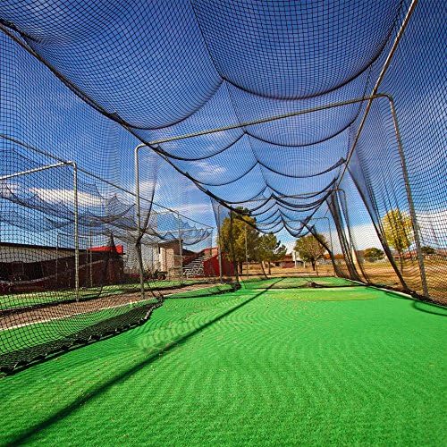 Kavez za bejzbol kavez [12 veličina] | Profesionalni u potpunosti zatvoreni 42 razreda HDPP mreže | BESEBALL I SOFTBALL MENTION KAGE