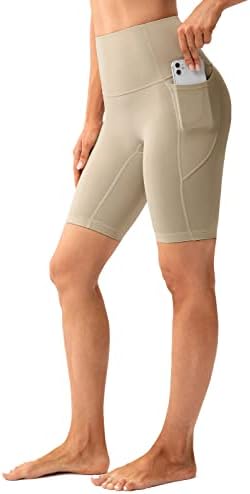 Lavento ženske biciklističke kratke hlače s visokim strukom - 5 / 8 džepni trening joga teretane kratke hlače