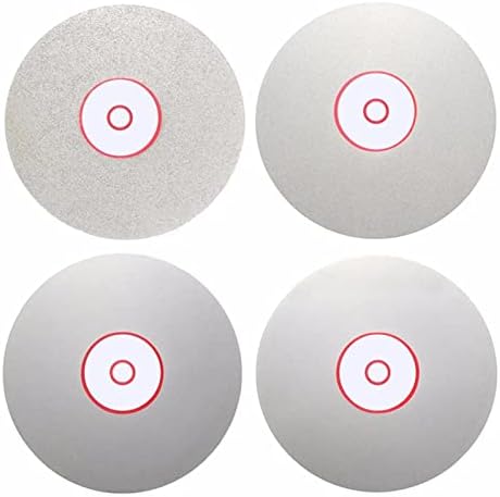 4pcs/set 100 mm poliranje diska za brušenje 600 800 1200 1200 3000 3000 dijamantski obloženi ravni krug kotača lapidarno poliranje