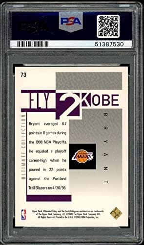 Kobe Bryant 2000-01 UD Ultimate Victory Ultimate Collection 73 PSA 9