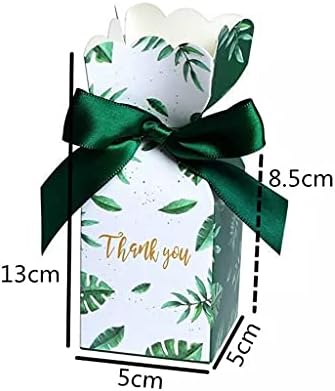 10pcs jednostavne kutije čokolade s kornjačinim listom putna poklon kutija papirna svadbena rođendanska božićna poklon kutija poklon