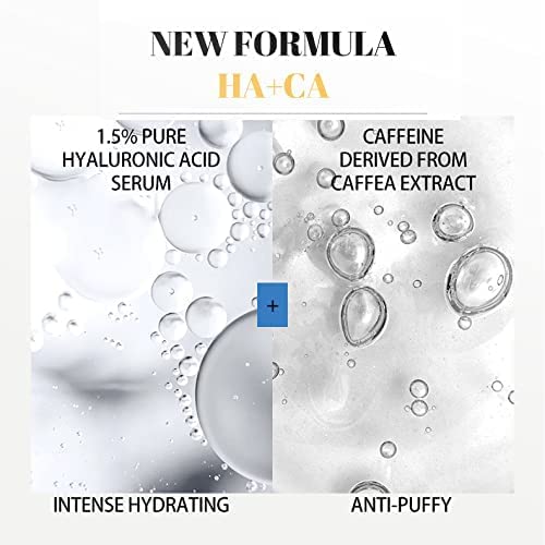 Čista njega kože 1,5% serum hijaluronske kiseline za lice obogaćen 0,125% serumom kave za njegu kože lica intenzivno i duboko hidratantni
