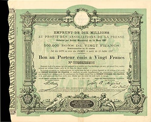 Francuski kreditni fond - 20 franaka-obveznica