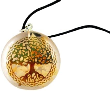 Hijet orgona privjesak lijepo zlatni kvarc stablo života orgona privjesak uravnotežujući pozitivnu energiju harmonija sreća joga meditacija