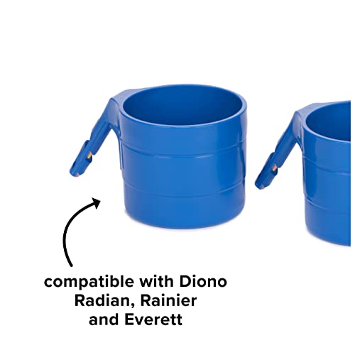 DIONO CAP CUP CUPERS za Radian, Everett i Rainier auto sjedala, pakiranje od 2 držača za šalice, plavo nebo
