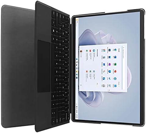 Slučaj za stražnji poklopac za tablet za Microsoft Surface Pro 9 2022 Objavljen trostruki pametni futrola za tablete, tvrda PC-ova