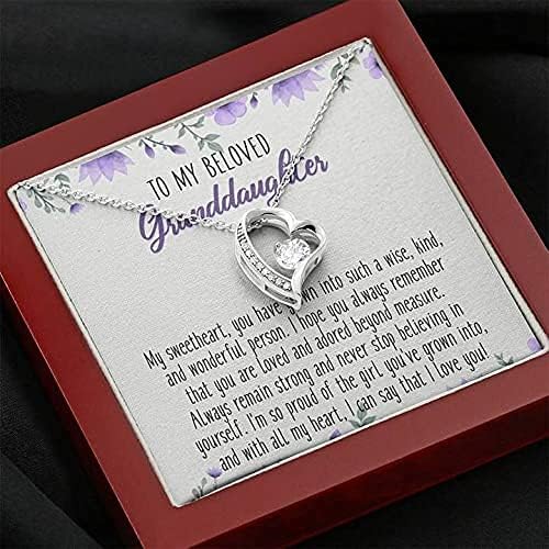 Ručno izrađeni nakit - O ogrlici voljene unuke, ogrlica za zauvijek ljubav, poklon baki, vjenčanje, rođendan unuka, poklon za diplomiranje,