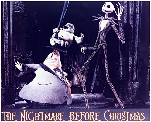 Jack Skellington 8x10 Foto Noćna mora prije Božića Jack i gradonačelnik tamne pozadine wlo