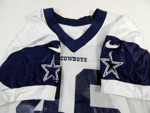 2018. Dallas Cowboys Charlie Taumoepeau 46 Igra izdana dres White Practice - Nepotpisana NFL igra korištena dresova