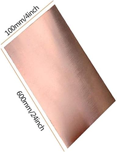Nianxinn bakreni lim Percision Metal Metal Mesing lima debljina nosača: 3 mm/0,12 inch čisti bakreni lim