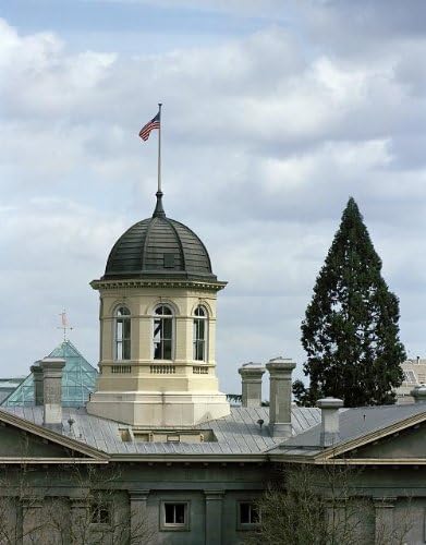 PovijesnaFindings Foto: Cupola, Pioneer Courthouse, Federalni sud, Portland, Oregon, OR, Amerika