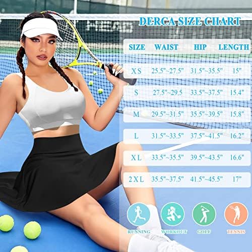Ženska plisirana teniska suknja s džepovima, golf kratke hlače visokog struka, suknje za vježbanje, trčanje, sportske kratke hlače