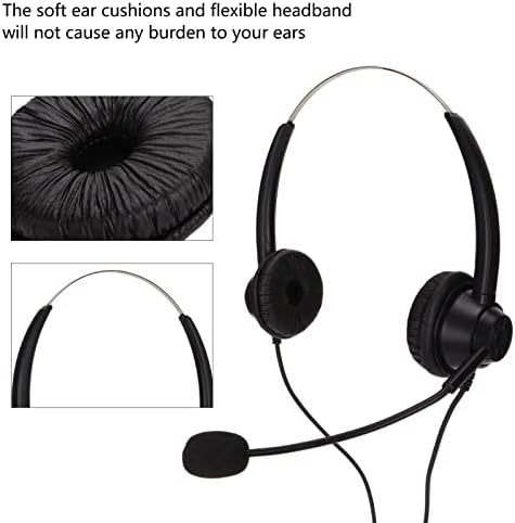 Telefonske slušalice, 3,5 mm binauralni priključak, slušalice za poništavanje buke, podrška za glasnoću zvučnika / isključivanje mikrofona