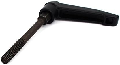 Aexit m6x55 mm navojni kuglični gumbovi podesivi stezanje ručice ručice strojevi muški kuglični gumboni crni crni
