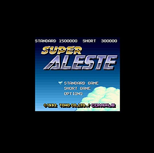 Romgame Super Aleste NTSC Verzija 16 bit 46 pin Big Grey Game Card za igrače u SAD -u igrača