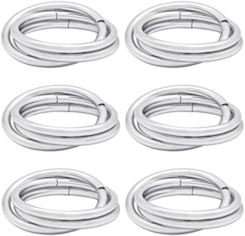 Xjjzs 10 komada tri lančana kreativni lanac metalne salvete za salvete prsten za salveti hotelski stol za stol za ustima tkanina