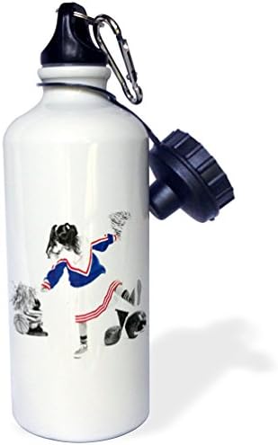 3Drose Future Cheerleader Sportska boca vode, 21 oz, bijela