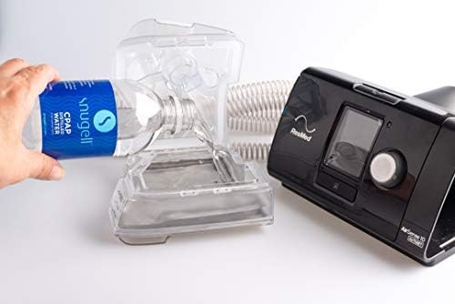 Destilirana voda za CPAP ovlaživače Snugell ™ | 12 pakiranja boce 12oz H20 | Putovanje prijateljskim | 12oz H2O | Napravljeno u americi