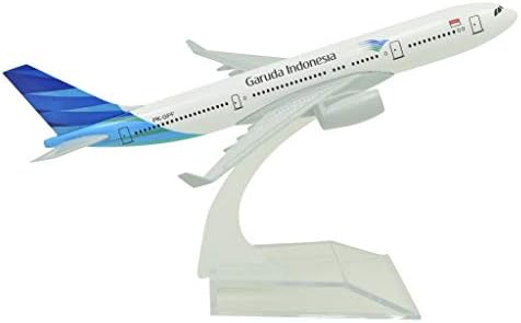 Tang dinastija 1: 400 16 cm Airbus A330 Garuda Indonesia Metal Metal Airplane Model Plane Model Plane Model