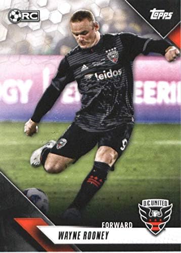 2019. Topps MLS 155 Wayne Rooney D.C. United Soccer Card