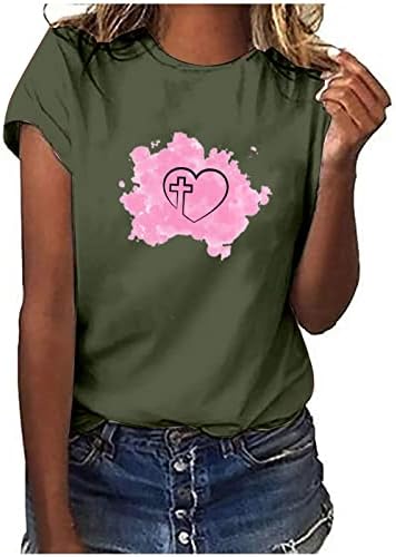 Ženske tunike vrhovi casual ljeto 2023 Stetoskop grafičke majice tinejdžerice slatka bluza gornji kratki rukav majica