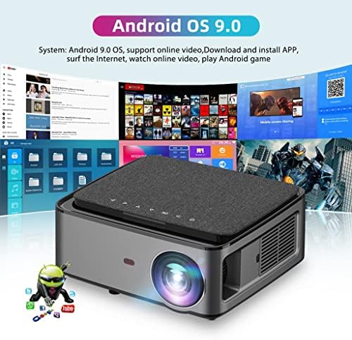 N/A GA828 Potpuni projektor Native 1920X 1080P Projetor Wifi Android 9.0 Pametni telefon Video Beamer LED 3D kino kućnog kina