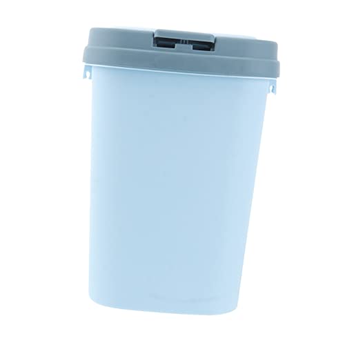 Zerodeko 1pc Automatski smeće za smeće Blue Living Room za кнопочного mini uređaj za mjerenje otpada s plastičnim poklopcem Sky - Ssky-Blue