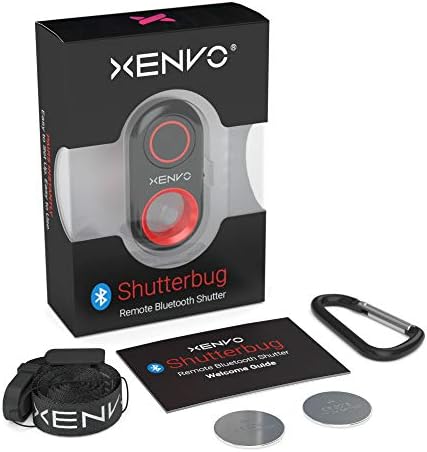 Xenvo Shutterbug - Daljinsko upravljanje zatvarača fotoaparat - Bežični gumb селфи preko Bluetooth Kompatibilan s mobilnim telefonima,