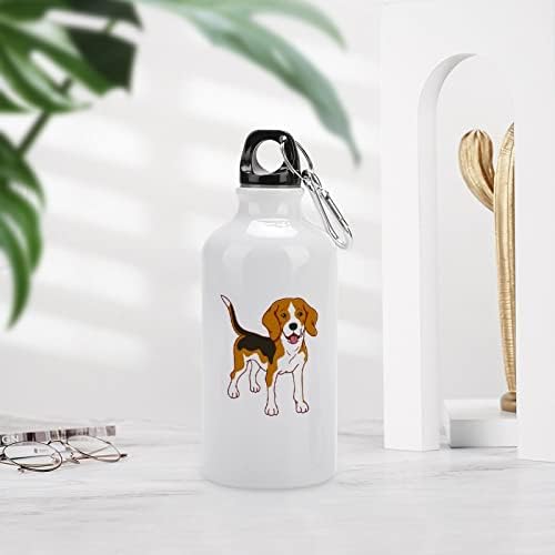 Ponosni beagle aluminijske boce s vodom s karabinom za višekratnu upotrebu sportske bočice za putničke boce za kampiranje bicikala