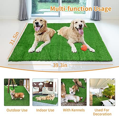 Oiyeefo lažna trava piška za psa velika umjetna travnata prostirka za prostirke za štene za pranje trave za pranje za kućne ljubimce