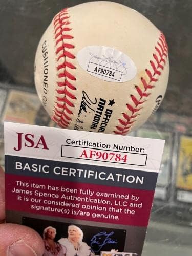 Gary Carter Expos Mets Hof Single potpisani bejzbol JSA - Autografirani bejzbols