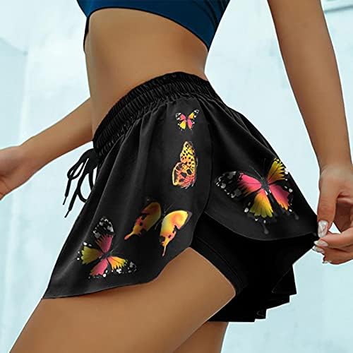 Yalfjv Plivanje kratkih hlača za žene kratke hlače ženski dizajn Culottes Sportski izvlačenje modne ljetne hlače Žene golman golman