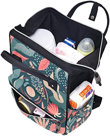Sažetak cvjetna pozadinska vrećica pelena ruksak bebe pelene pelene vrećice za presvlačenje multi funkcije vrećica velikog kapaciteta