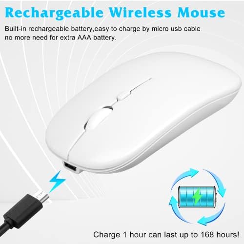 Punjiva miš UrbanX Bluetooth za Dell laptop Inspiron 15 3000 Bežični Bluetooth miš je dizajniran za laptop / PC / Mac / iPad pro /