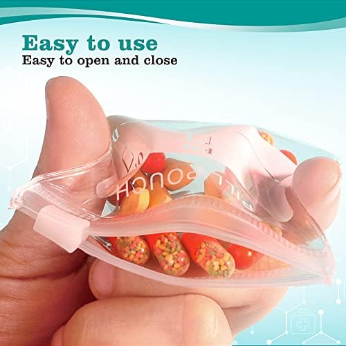Vrećice za tablete 100 pakiranja bez BPA, vrećice za tablete debljine 12 mm isporučuju se s olovkom za označavanje veličine 3 do 2,75
