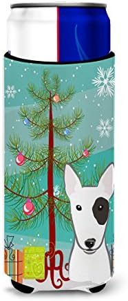 Caroline's blaga bb1581muk božićno drvce i bull terier ultra zagrljaj za vitke limenke, može hladni rukav zagrljaj zagrljaj za pranje