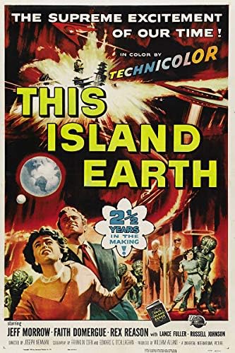 Američke usluge poklona - Vintage filmski plakat Ovaj otok Zemlja - 11x17