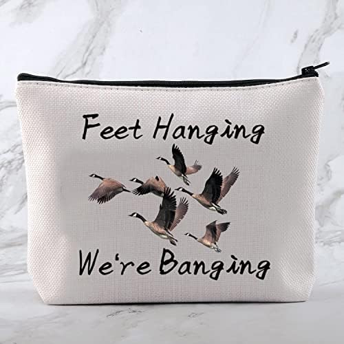 Mnigiu smiješna patka kozmetička torba lov na patke lov na poklon noge visimo mi da poklon ljubitelja patke