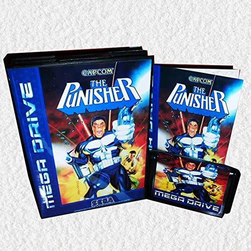 LKSYA PUNISHER EU naslovnica s kutijom i priručnikom za MD Megadrive Genesis Video Game Console 16 Bit MD kartica