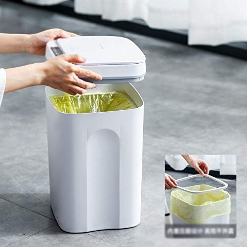 Mmllzel inteligentno smeće limenke automatski senzor pametni senzor pametni senzor električni smeće smeće za smeće za kuhinjsku kupaonicu