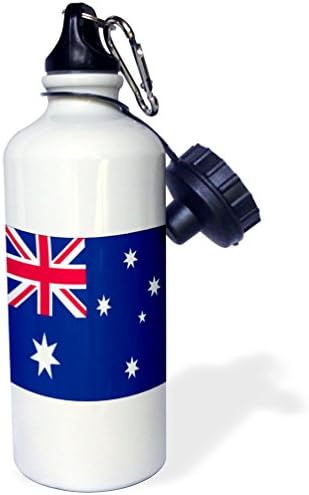 3Drose Australian Flag Sportska boca vode, 21 oz, bijela