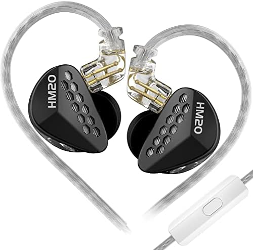 Erjigo monitori u uhu, CCA HM20 16-jedinice Hibrid u ušnim slušalicama, hifi stereo buka izolirajući sport iem ožičene uši/slušalice
