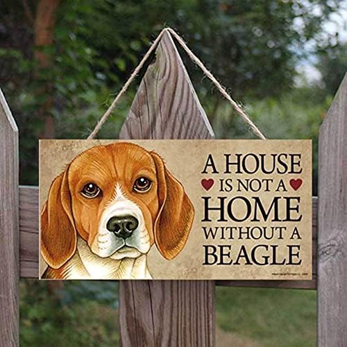 Phoenixb2c Dog House Signs Personalizirani, Wood Dog House Hanging Sign Custom, pseći tiskani kuća za pse kuće dekor za kuću na otvorenom