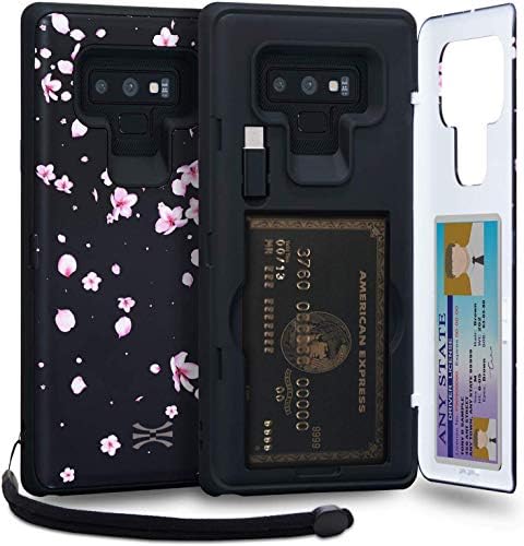 TORU CX Pro slučaj za Galaxy Note 9, s držačem kartice | Tanak zaštitni naslovnik sa skrivenim kreditnim karticama WALlet Flip Utor