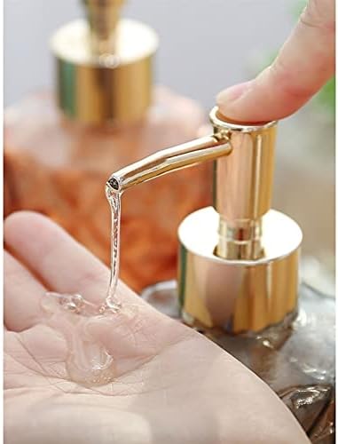 Mashuang nordic stil sapuna za dozator staklene boce losion Zlatna preša pumpa za pumpa tekućina za kupaonicu kuhinjsku posudu sapun