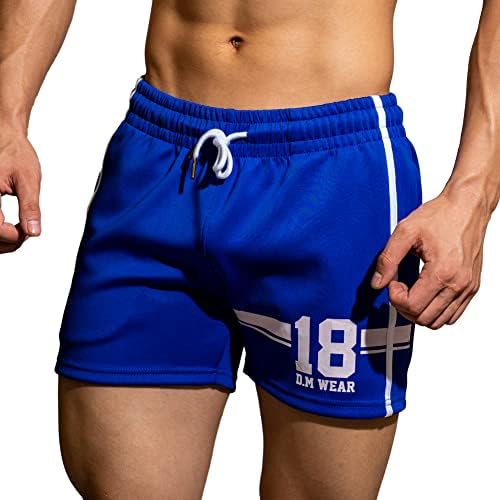 D.M muške sportske kratke hlače za trčanje u teretani za vježbanje Atletske aktivne odjeće s džepnim plijenom vitkim stilom