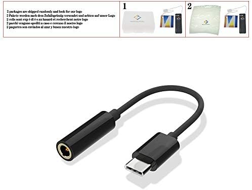 2 U 1 Tip C do 3,5 mm punjač za slušalice za slušalice USB C kabel prijenosni adapter za priključak za 3,5 mm za mobilni telefon, Tip