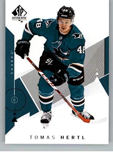 2018-19 SP Autentični hokej 37 Tomas Hertl San Jose Sharks Službeni NHL trgovačka kartica s gornje palube